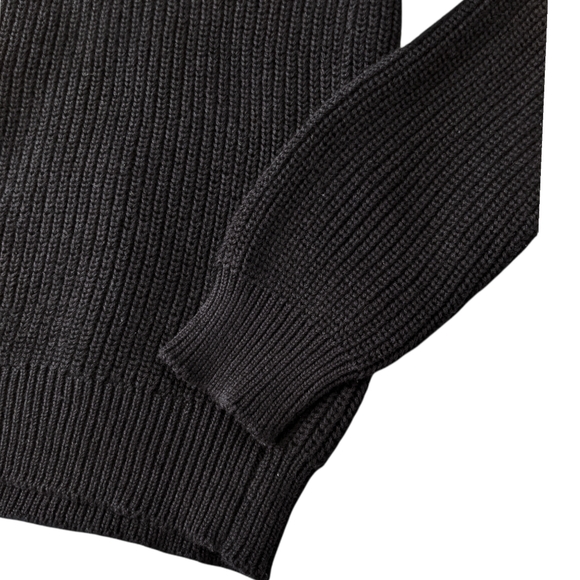 Lovers + Friends Black Off-Shoulder Sweater - Picture 6 of 8